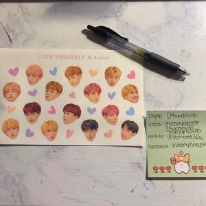 BTS Love Yourself Stickers